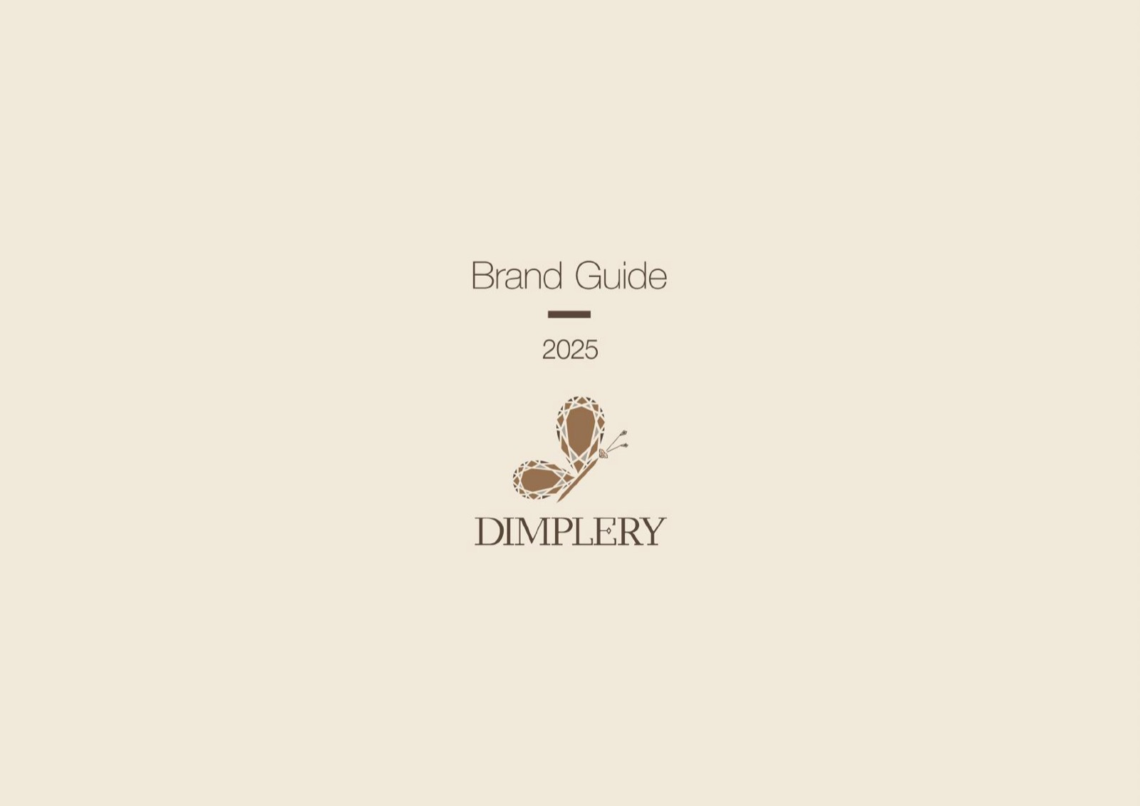 Dimplery brand guide cover — Creative