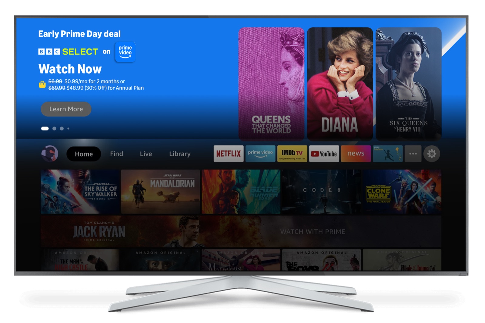 Fire TV feature rotator · BBC Select · US