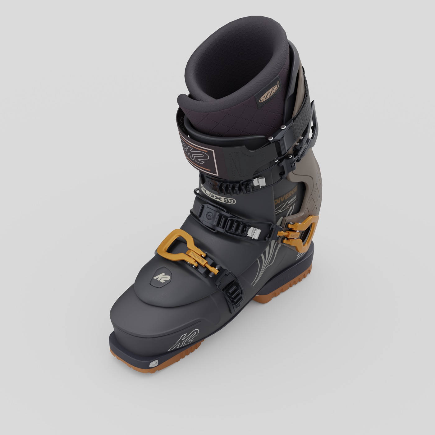 K2 Diverge SC ski boot — 3D, detail