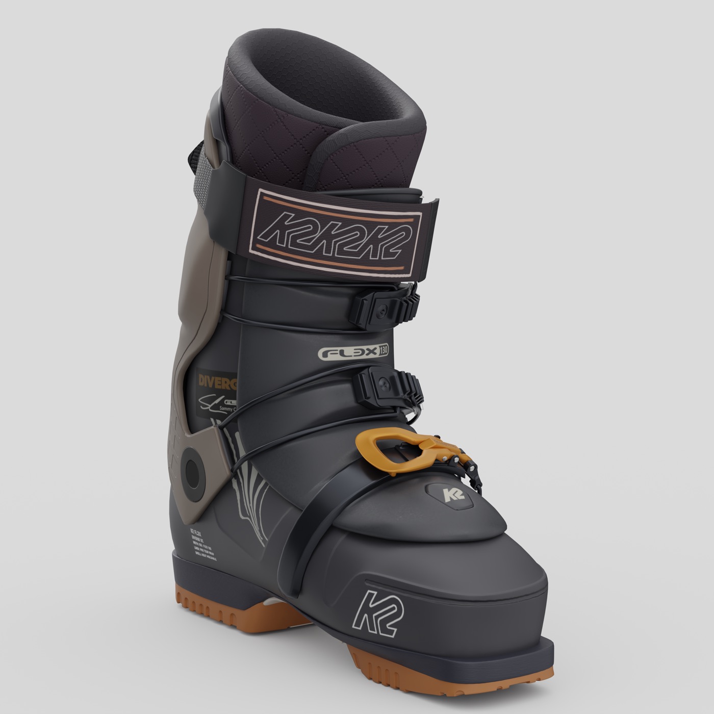 K2 Diverge SC ski boot — 3D, packshot